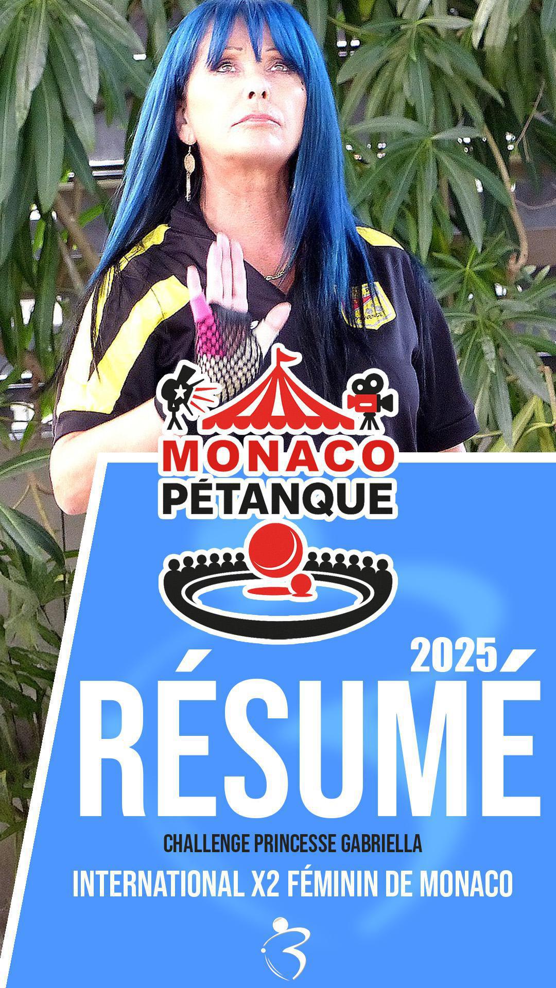 Résumé vidéo « Beaux gestes pétanque » - 4e International doublette féminin de Monaco - Septembre 2025 Challenge Princesse Gabriella