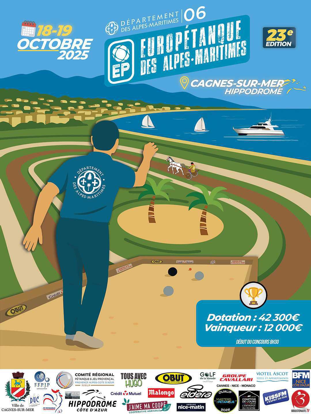 L'Europétanque en direct sur BFM Nice Côte d’Azur : une grande première pour Boulistenaute !