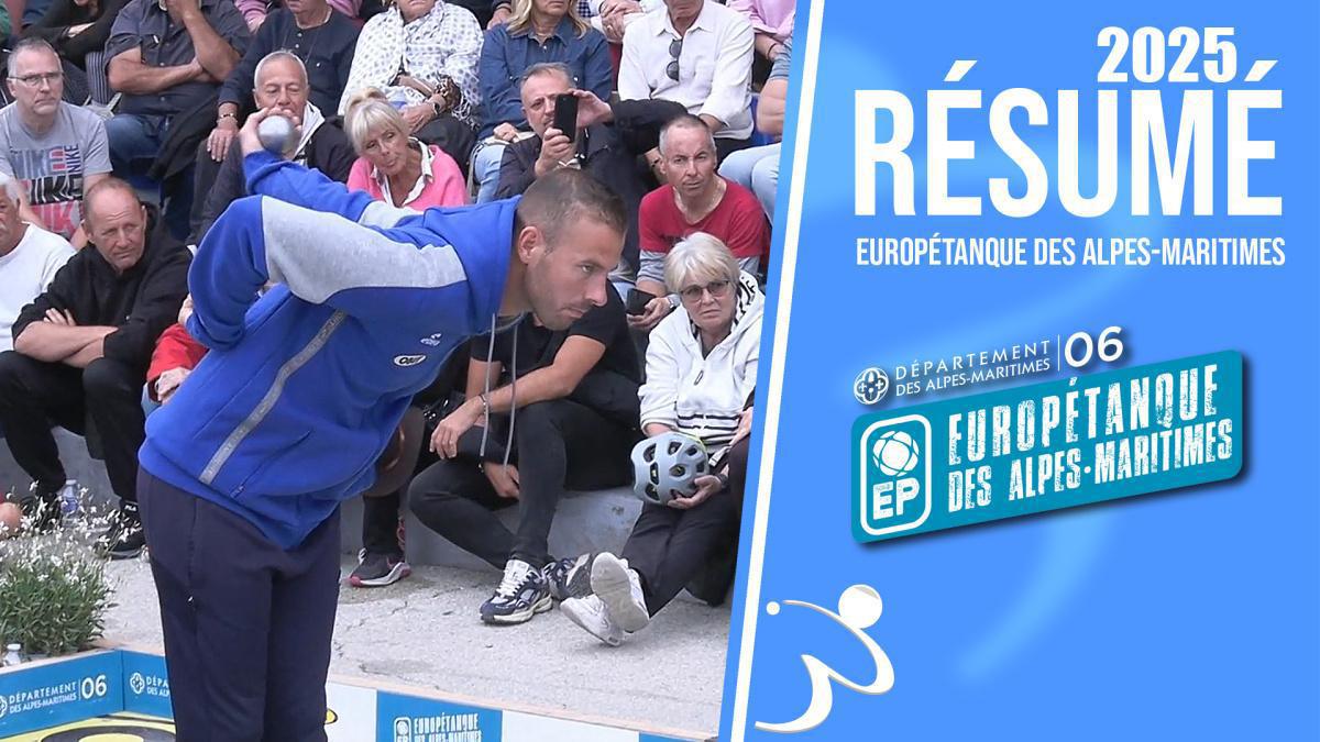 Résumé vidéo « Beaux gestes pétanque » - 23e Europétanque des Alpes-Maritimes à Cagnes-sur-Mer