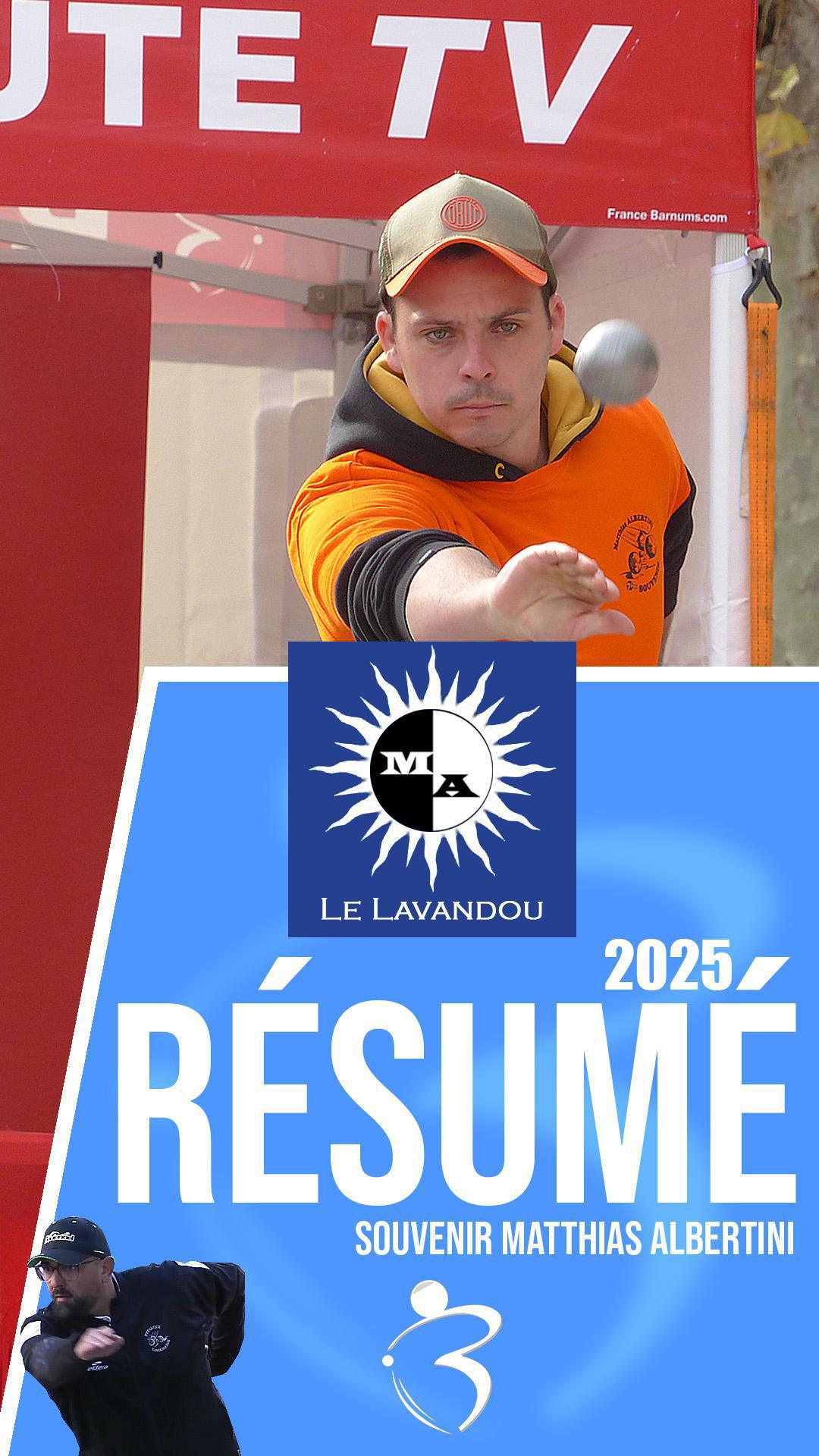Résumé vidéo « Beaux gestes pétanque » - Souvenir Matthias Albertini 2025 au Lavandou