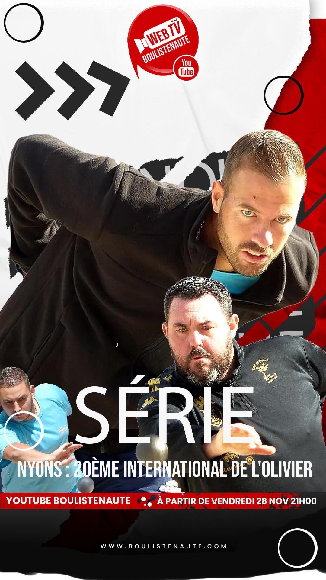 La série de vidéos pétanque : Ville de Nyons : 20ème International de l'Olivier triplette open 2025 - TOP 1000 La série de vidéos pétanque : Ville de Nyons : 20ème International de l'Olivier triplette open 2025 - TOP 1000