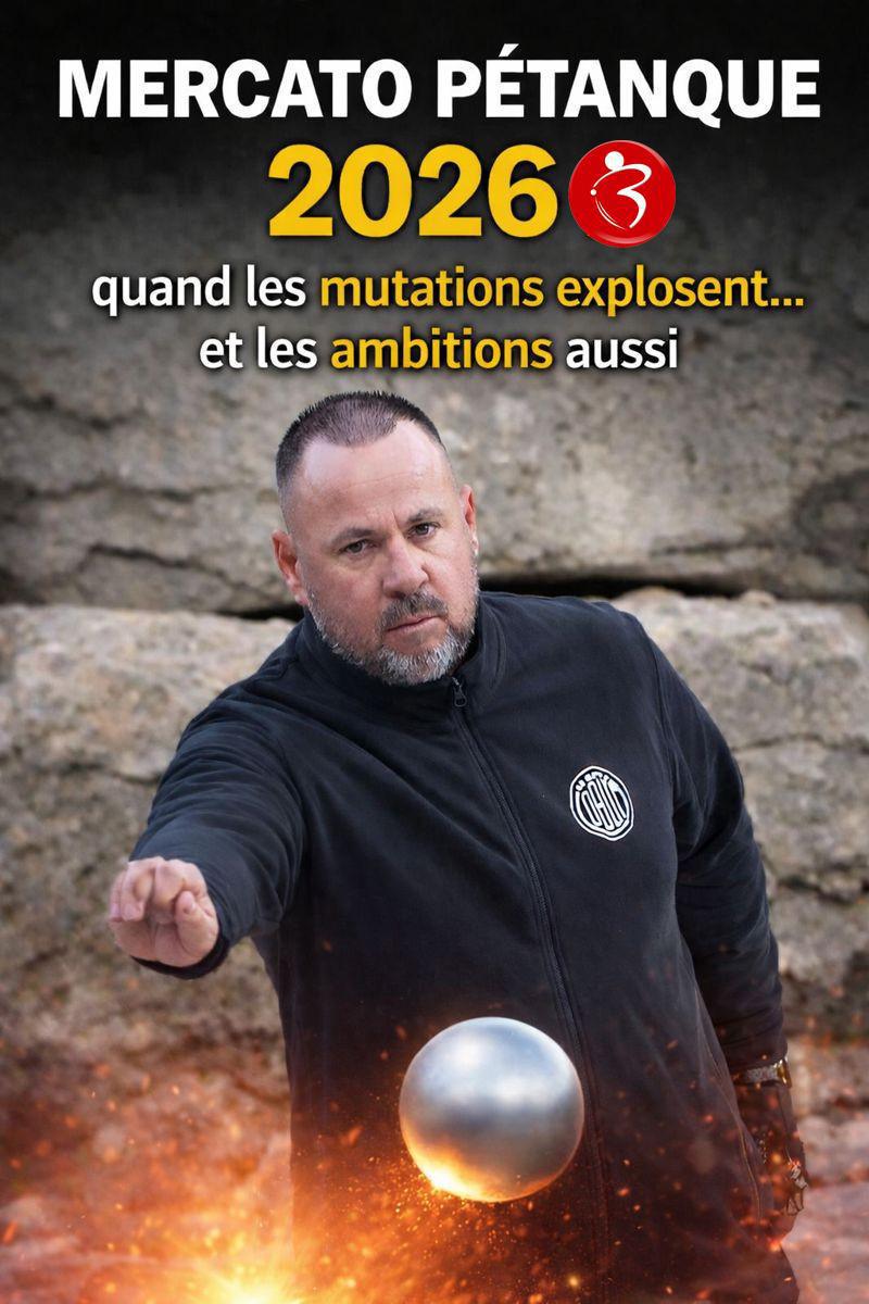 Mercato pétanque 2026 : quand les mutations explosent... et les ambitions aussi