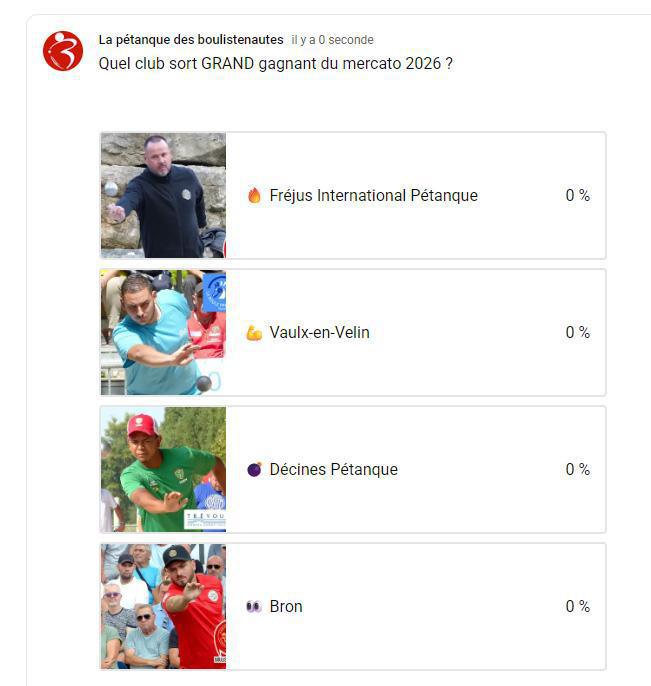 Mercato pétanque 2026 : quand les mutations explosent... et les ambitions aussi