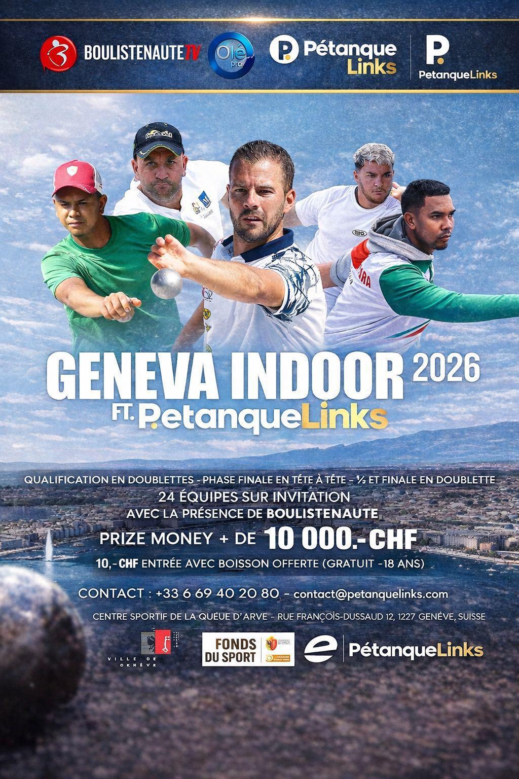 Genève Indoor, point de départ de la saison Boulistenaute TV 2026