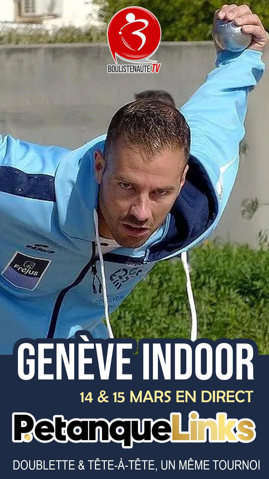 Geneva Indoor ft. PetanqueLinks 2026 : Doublette et tête-à-tête, un même tournoi