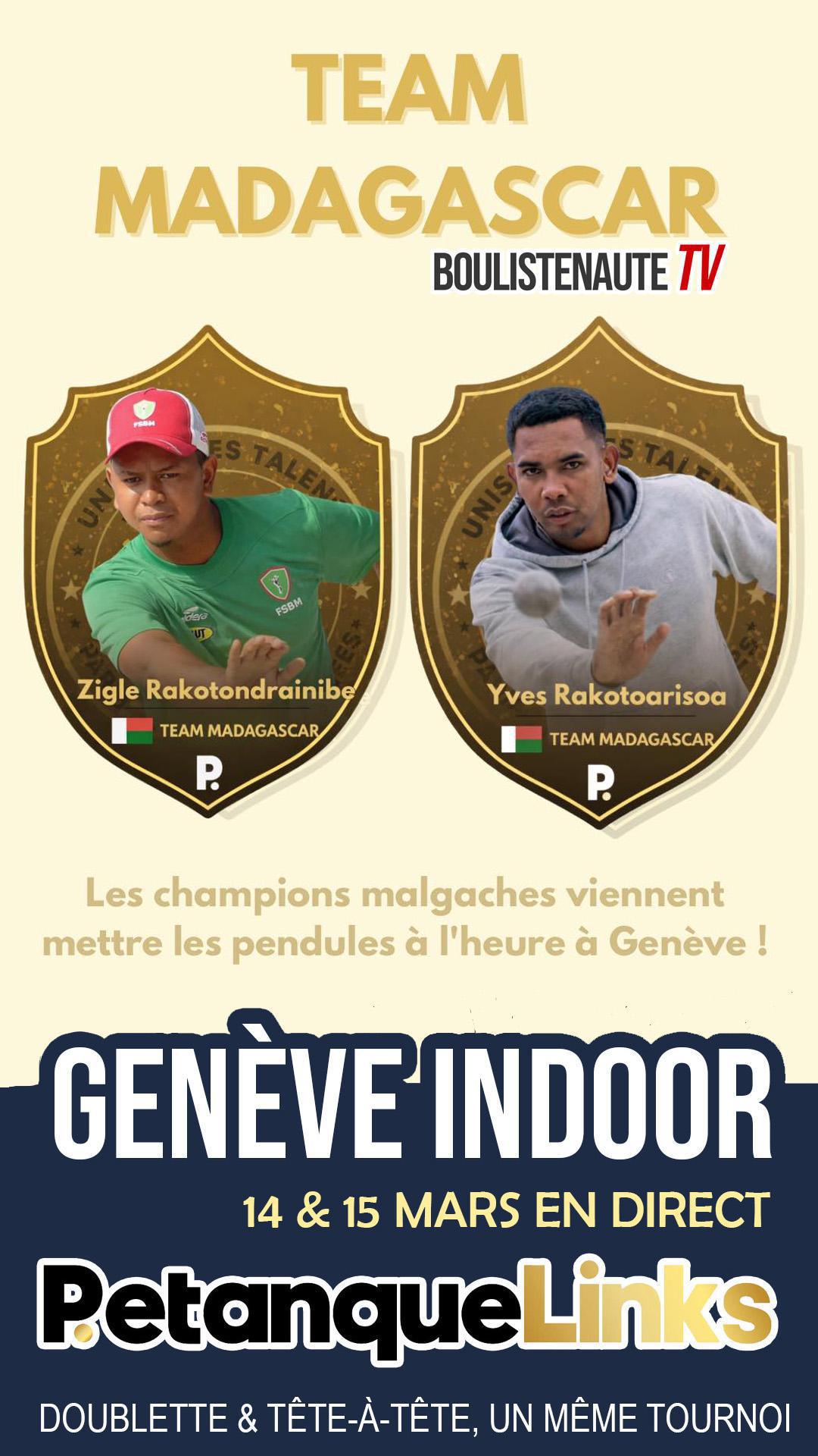 Geneva Indoor : Les champions de pétanque malgaches donnent le ton à Genève