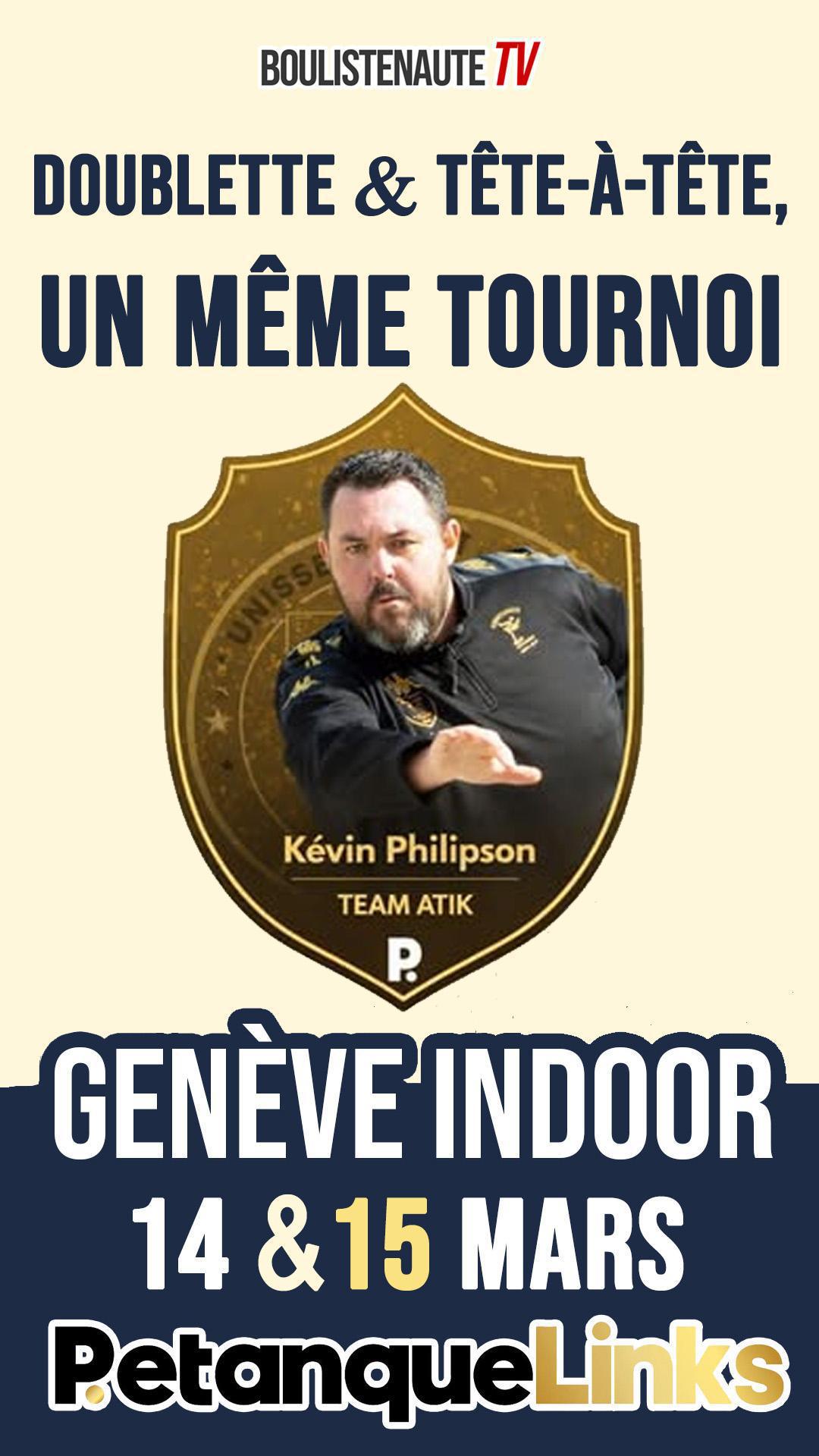 Geneva Indoor : le spécialiste du tête-à-tête Kévin Philipson arrive à Genève
