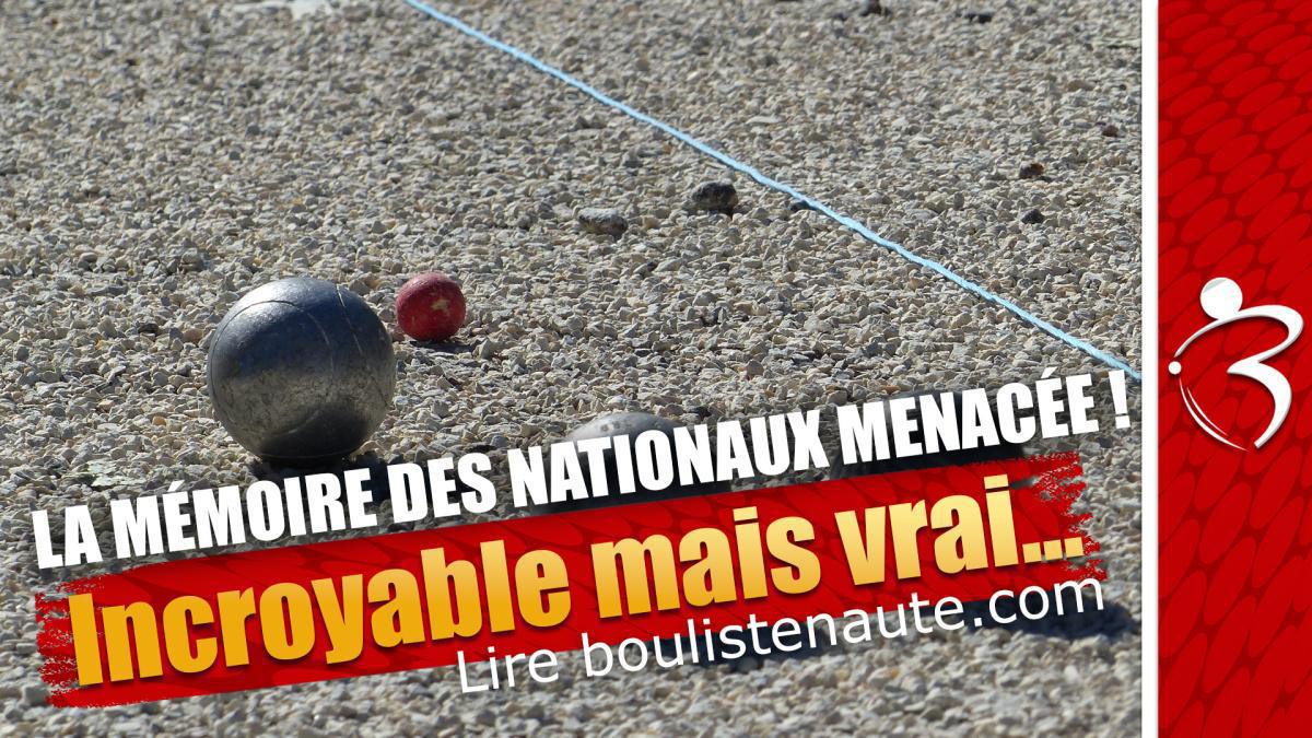 Pétanque : le classement des Nationaux est-il en danger ?