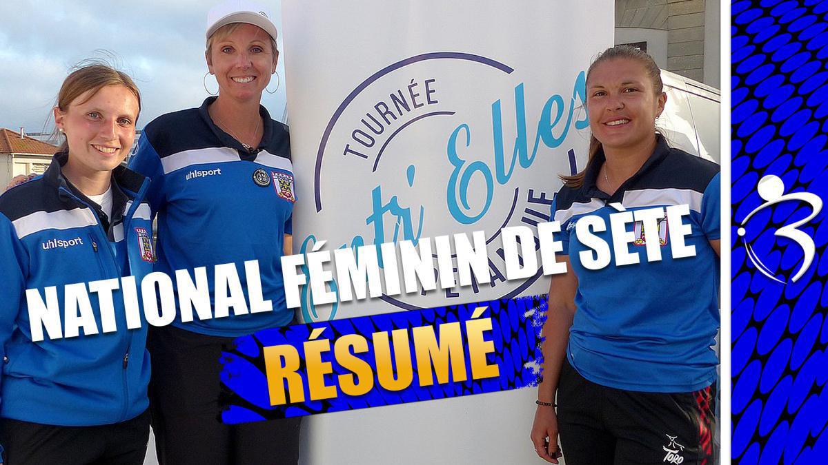 Résumé vidéo pétanque : Beaux gestes du National féminin de Sète 2026