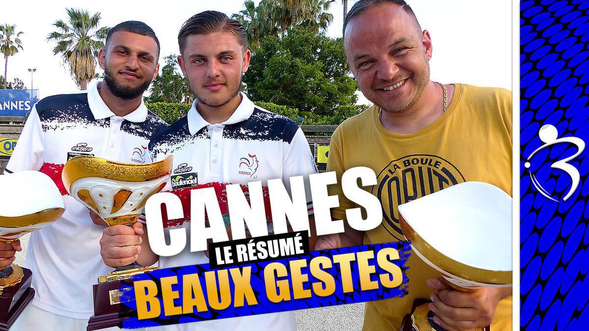 Résumé vidéo pétanque : Nationaux de Cannes 2026