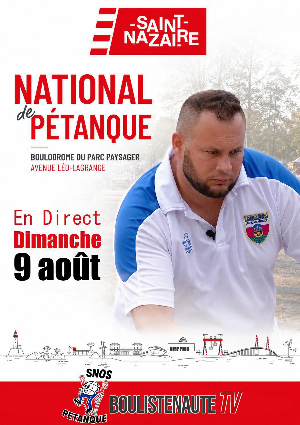 Saint-Nazaire veut se montrer : Boulistenaute TV au National le dimanche 9 août 2026