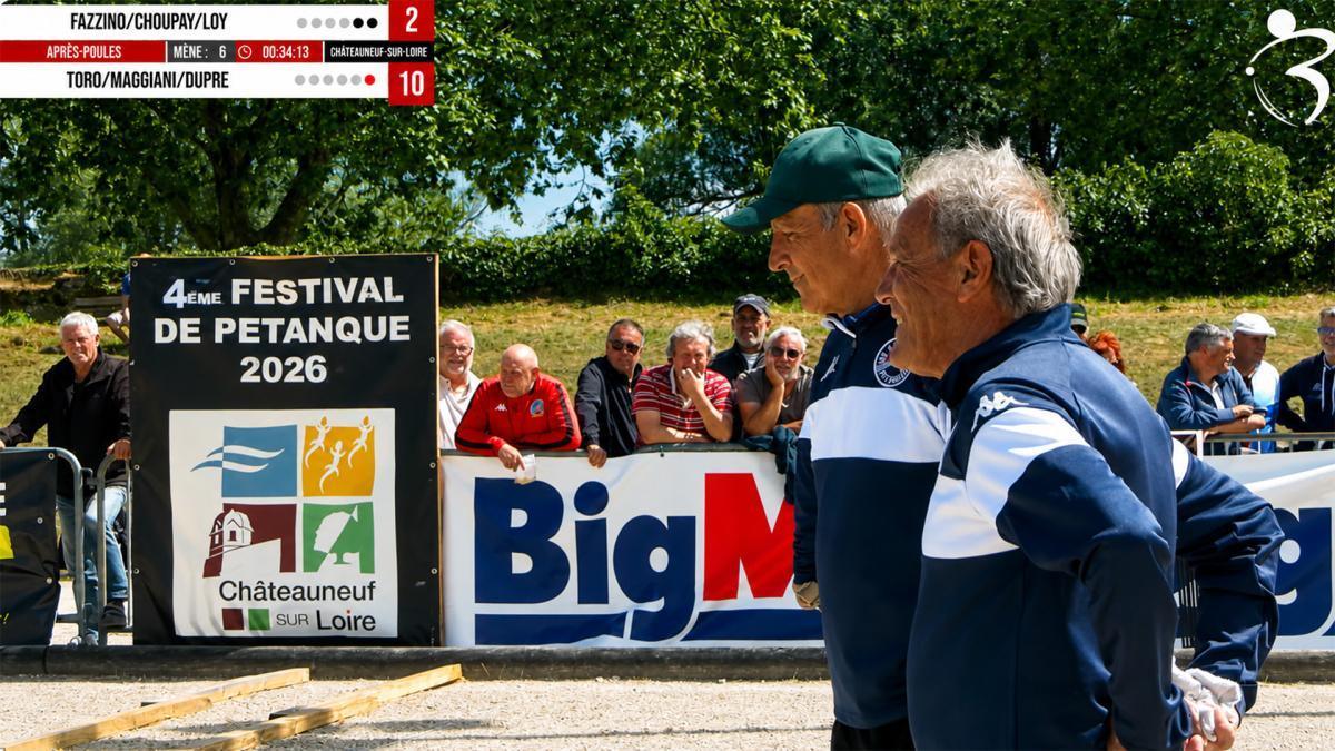Pétanque : les histoires derrière les directs de Châteauneuf-sur-Loire