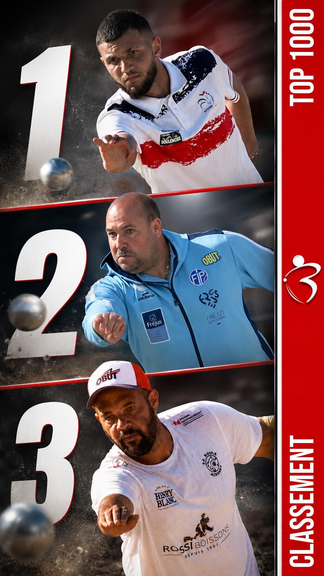 Classement TOP 1000 Pétanque : Dylan Dubois en tête, la jeunesse s’invite au pouvoir