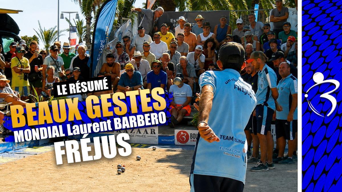 Rocher, Duchein, Baudino : les plus beaux gestes du Mondial Laurent Barbero à Fréjus 2026 - Résumé Pétanque
