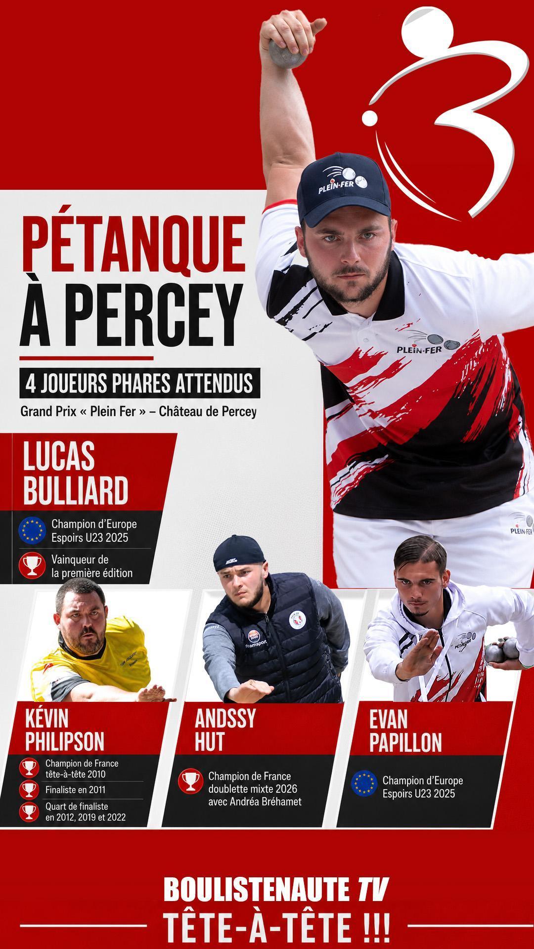 Grand Prix « Plein Fer » de pétanque à Percey : voici les 128 joueurs annoncés au départ