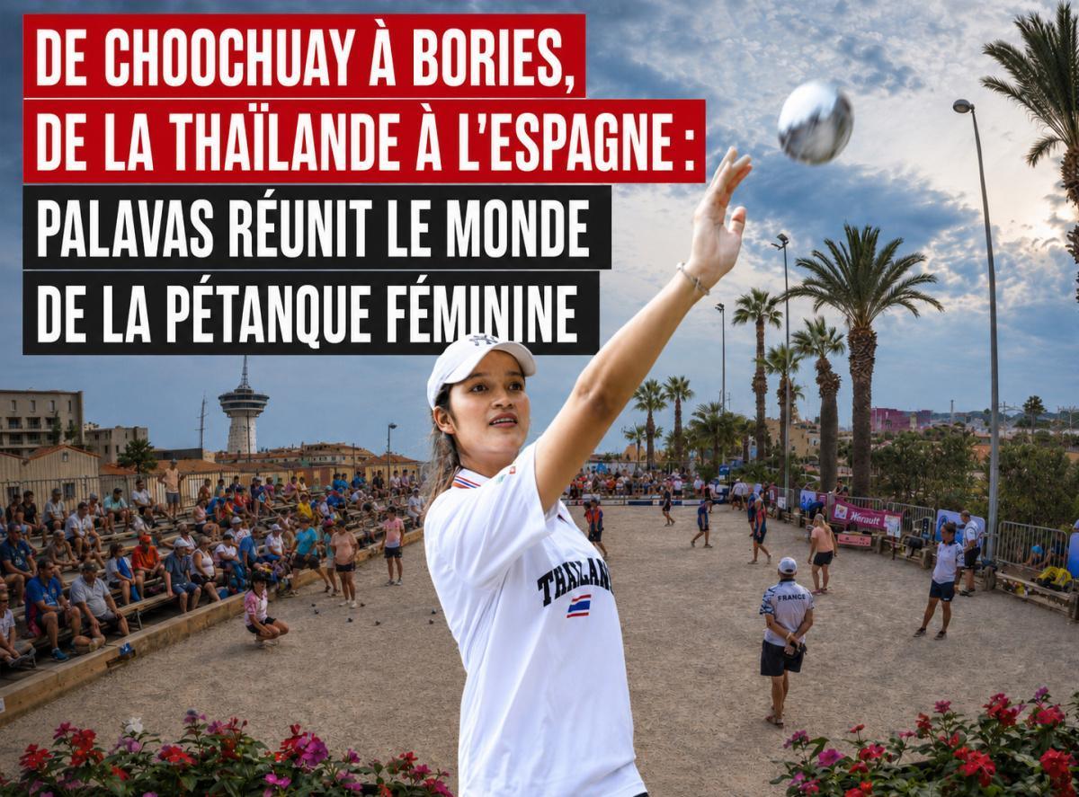 De Choochuay à Bories, de la Thaïlande à l'Espagne : Palavas réunit le monde de la pétanque féminine - Pétanque