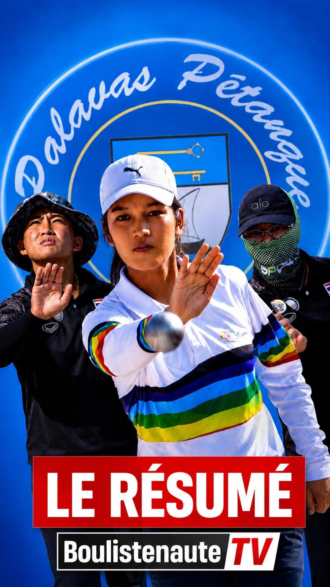 Thaïlande, Tairio, Labartino : les plus beaux gestes de Palavas Pétanque 2026 | Résumé