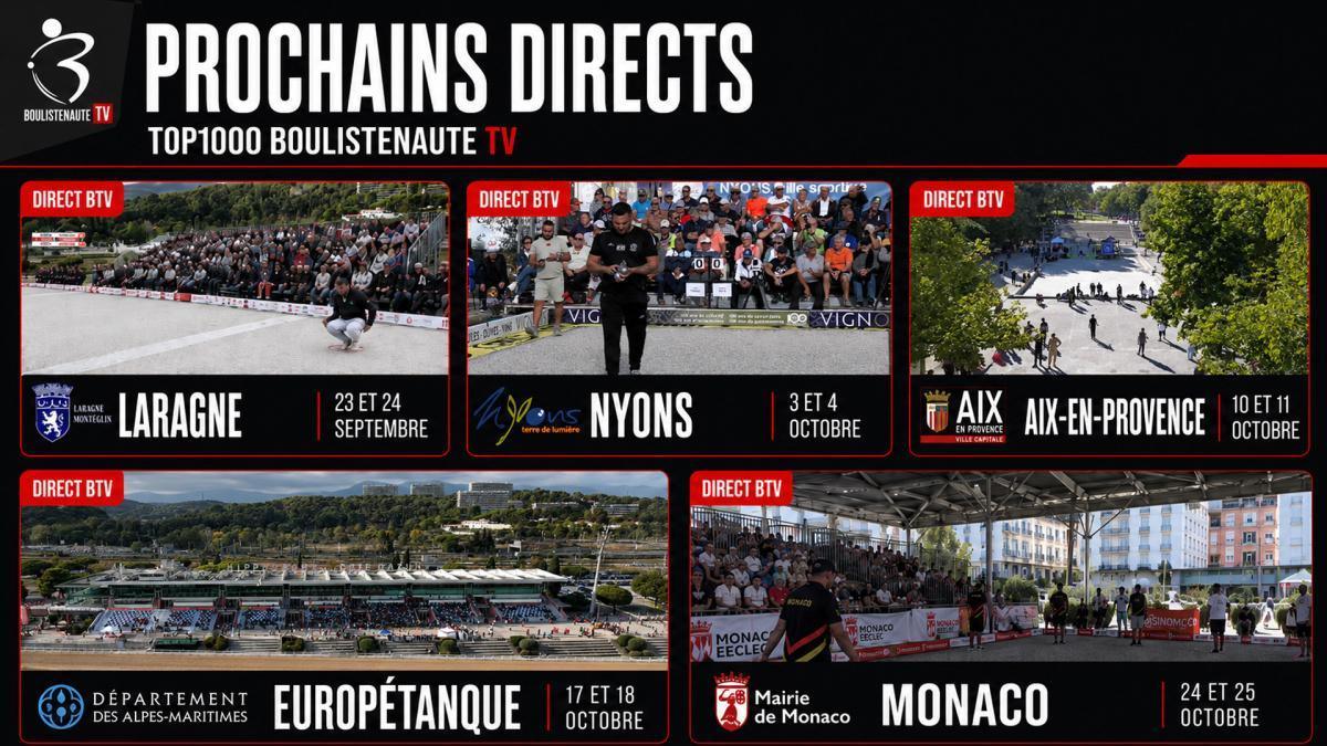 TOP1000 Boulistenaute : après Kerlouan et Bastia, Rousseau revient à un point de Robineau - Pétanque TOP1000 Boulistenaute : après Kerlouan et Bastia, Rousseau revient à un point de Robineau - Pétanque