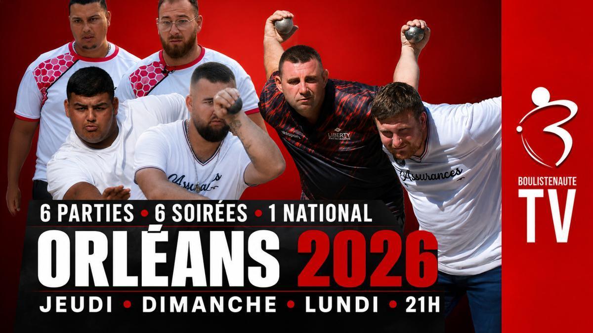 Pétanque : Orléans 2026, six replays à vivre comme en direct sur Boulistenaute TV