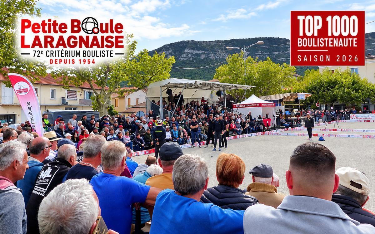 Laragne entre dans le TOP1000… avec 72 éditions d'histoire derrière lui ! Pétanque