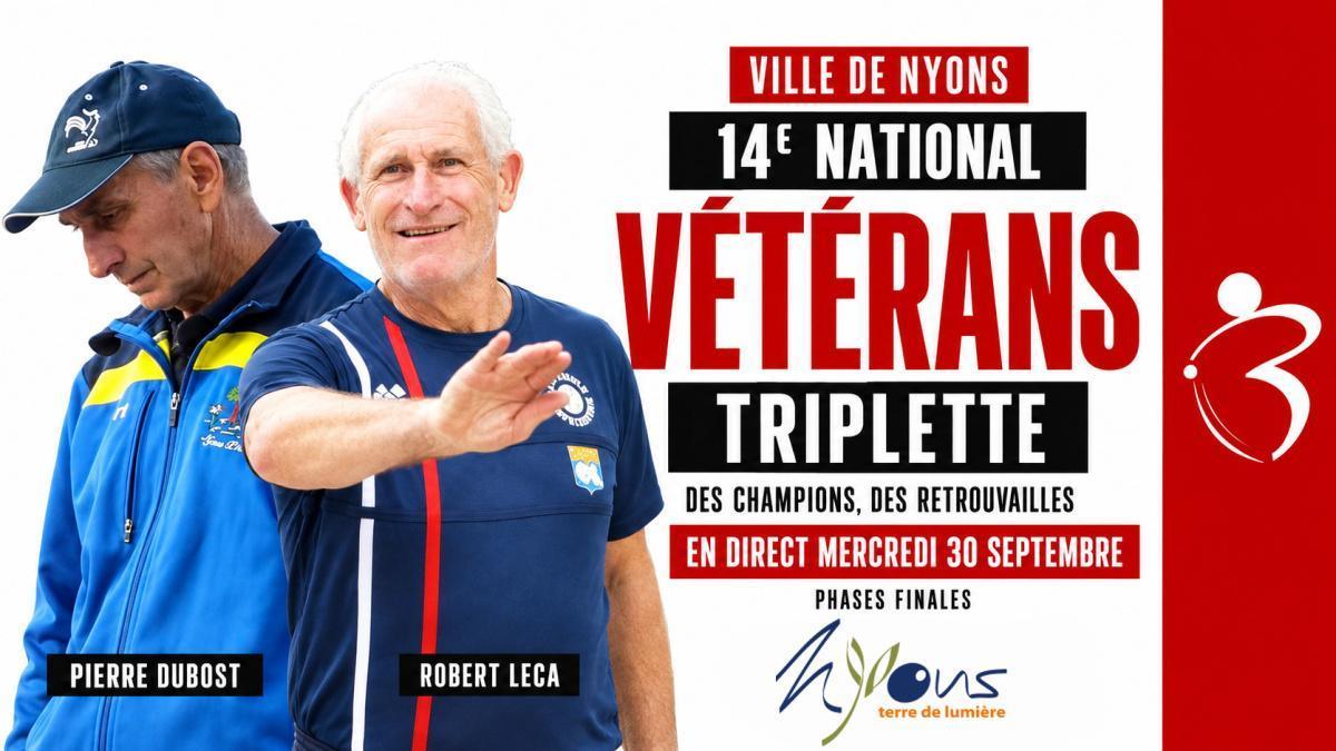 Nyons vétérans : des champions, des retrouvailles et un direct mercredi | Pétanque en direct