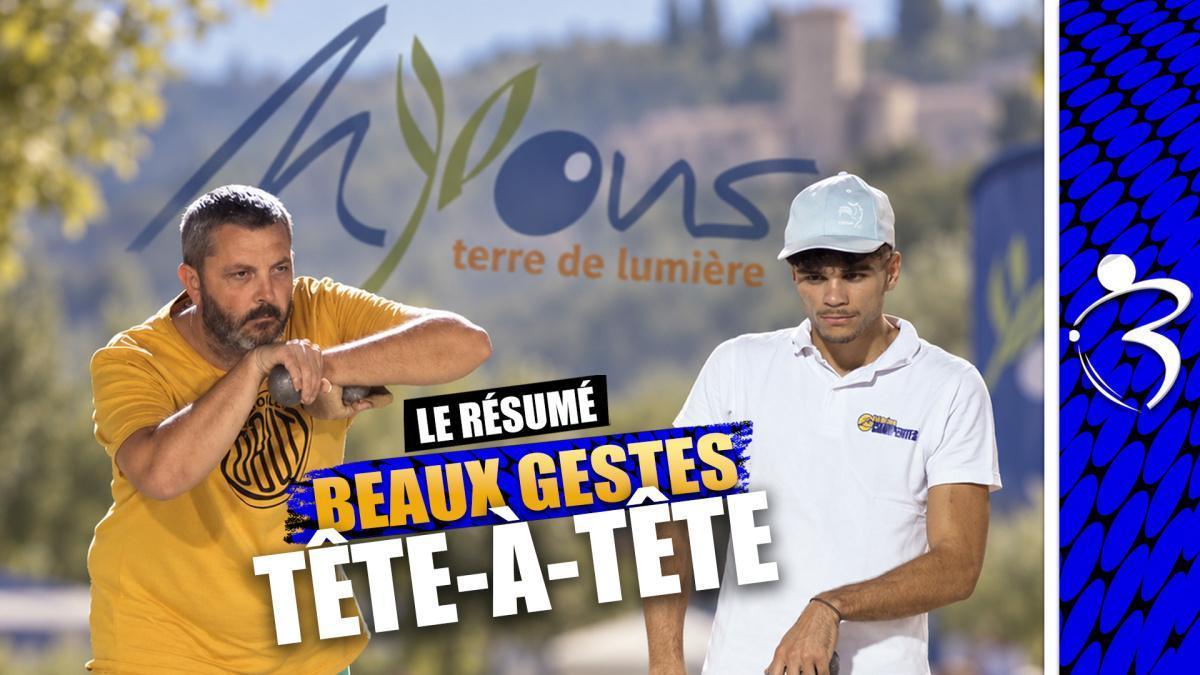 TÊTE-À-TÊTE : un format qui a tout pour séduire à l'écran | Pétanque