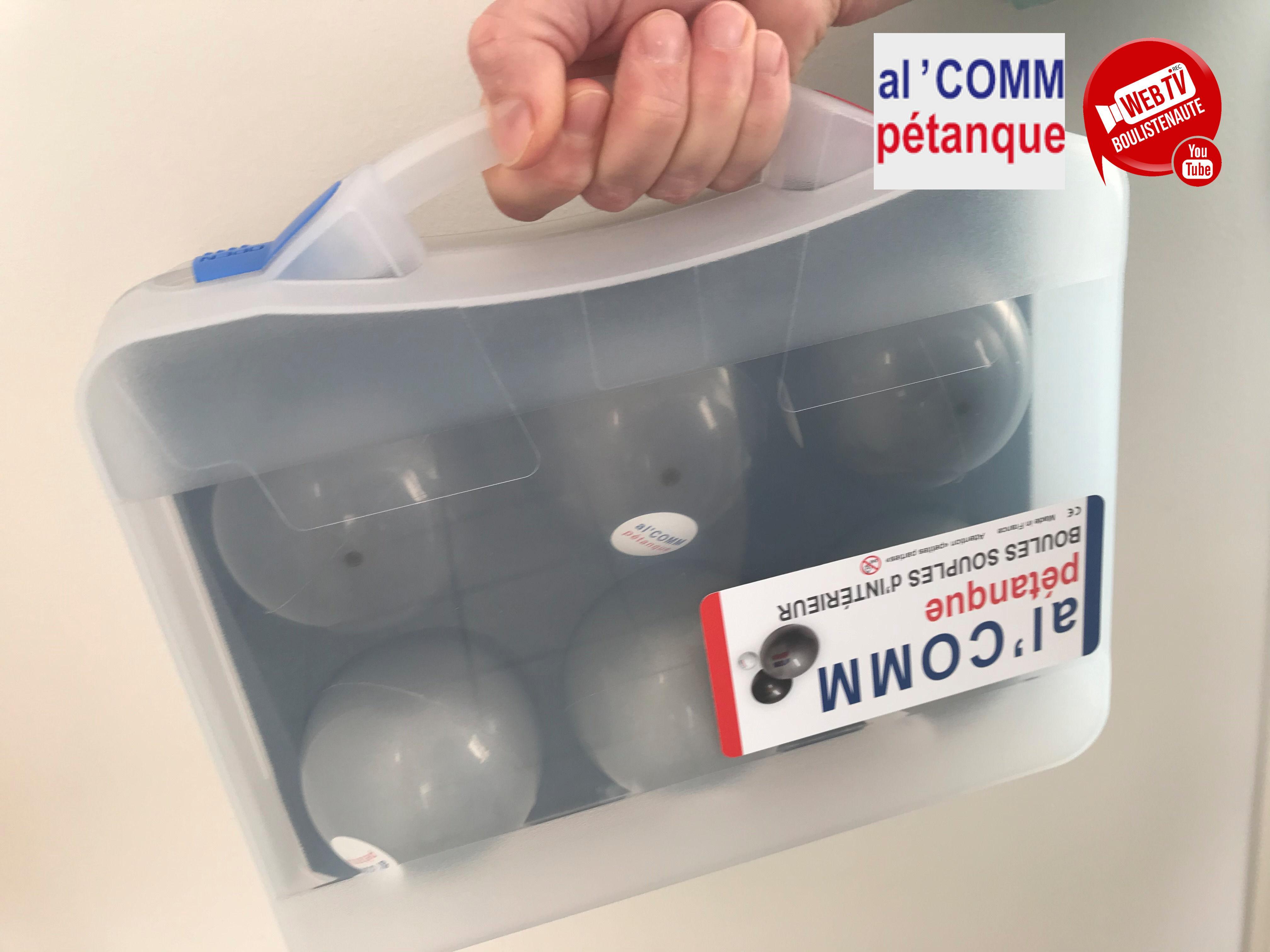 Container Boule Boules de pétanque d'intérieur souples PVC avec mallette de rangement ...