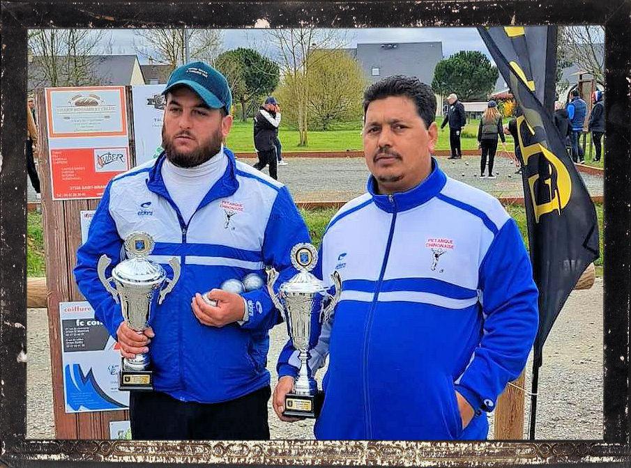 Les champions d'Indre-et-Loire doublette à pétanque 2023