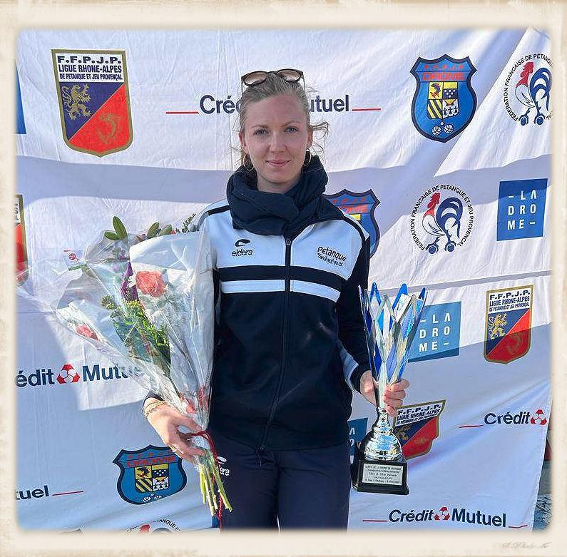 La Championne de la Drôme tête-à-tête à pétanque 2023