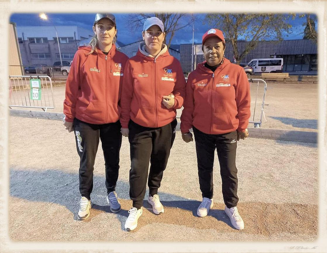 Les Championnes de l'Ariège triplette à pétanque 2023