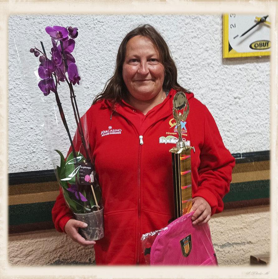 La Championne de l'Ariège tête-à-tête à pétanque 2023