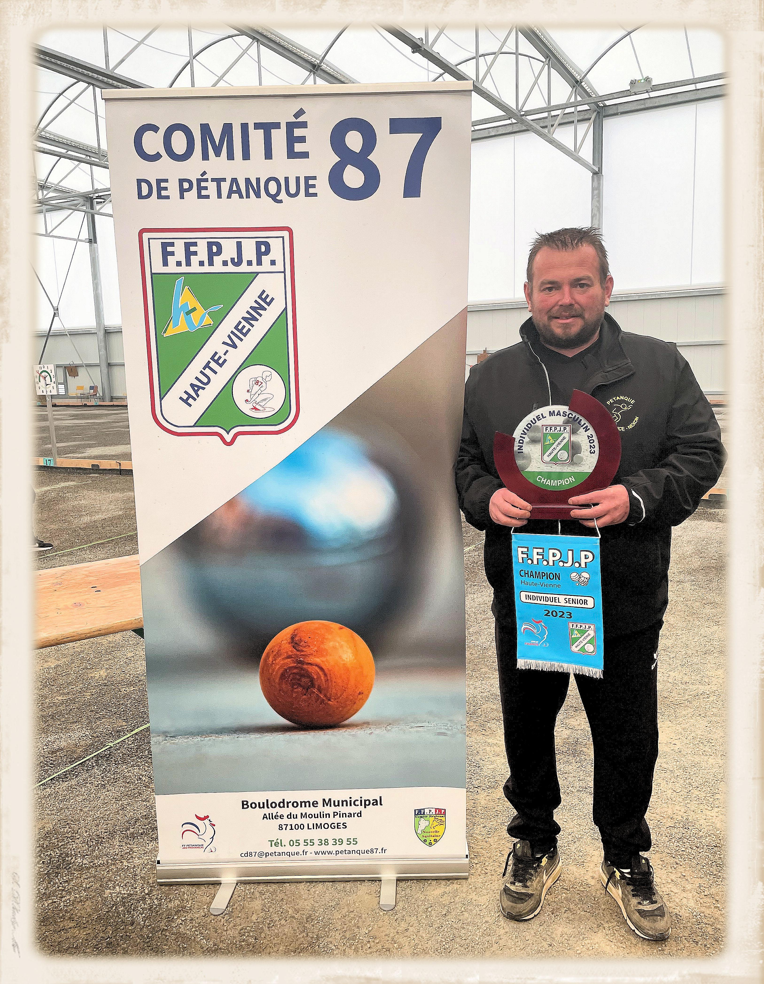 Le Champion de Haute-Vienne tête-à-tête de pétanque 2023