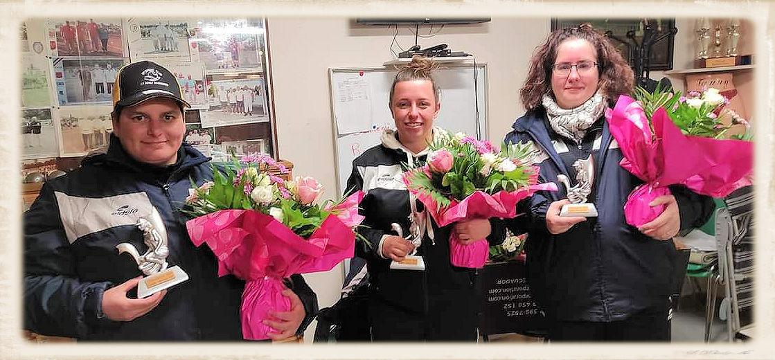 Les Championnes de l'Aube triplette à pétanque 2023