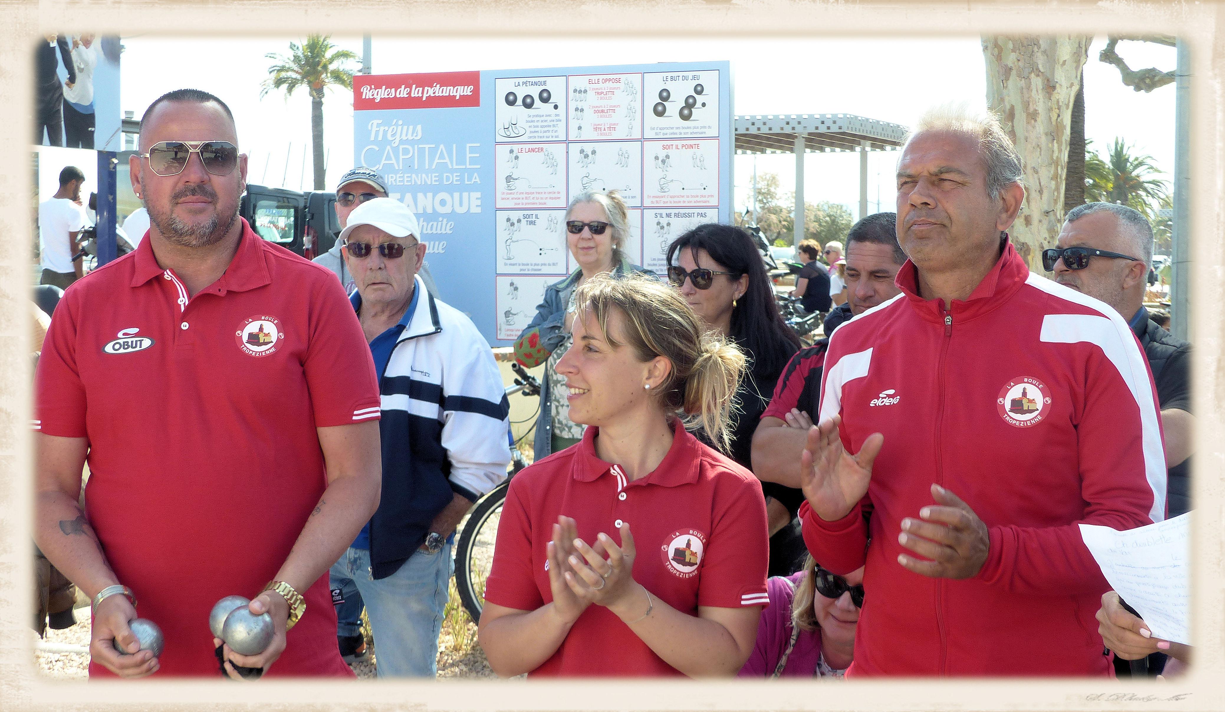 Les champions du Var doublette mixte à pétanque 2023