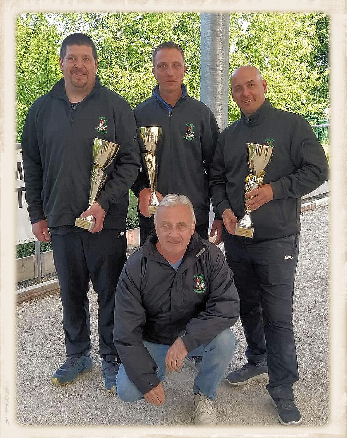 Les Champions du Loiret triplette promotion à pétanque 2023