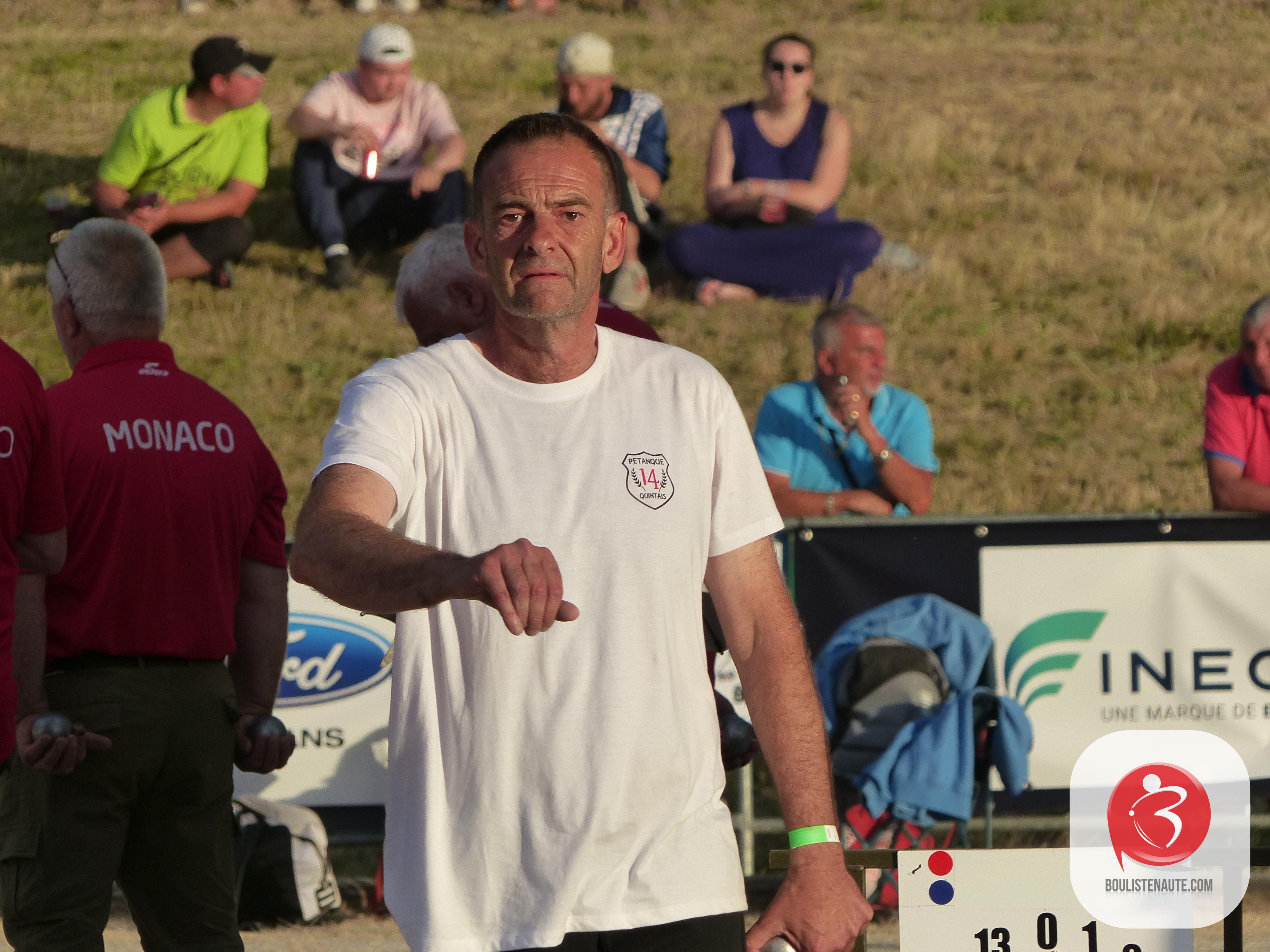 Vincent Demuth finaliste du duel tête-à-tête de à pétanque de Châteauneuf-sur-Loire - Juin 2023