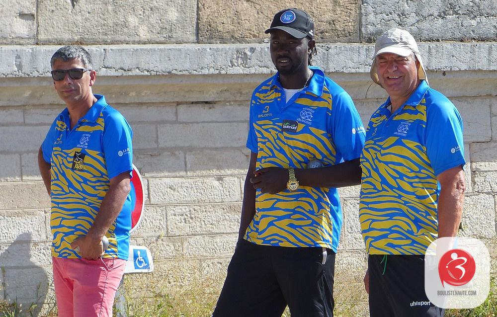 WebTV Supranational à pétanque de Trévoux 2023 : Equipe N'DIAYE, USAI, CANTARELL