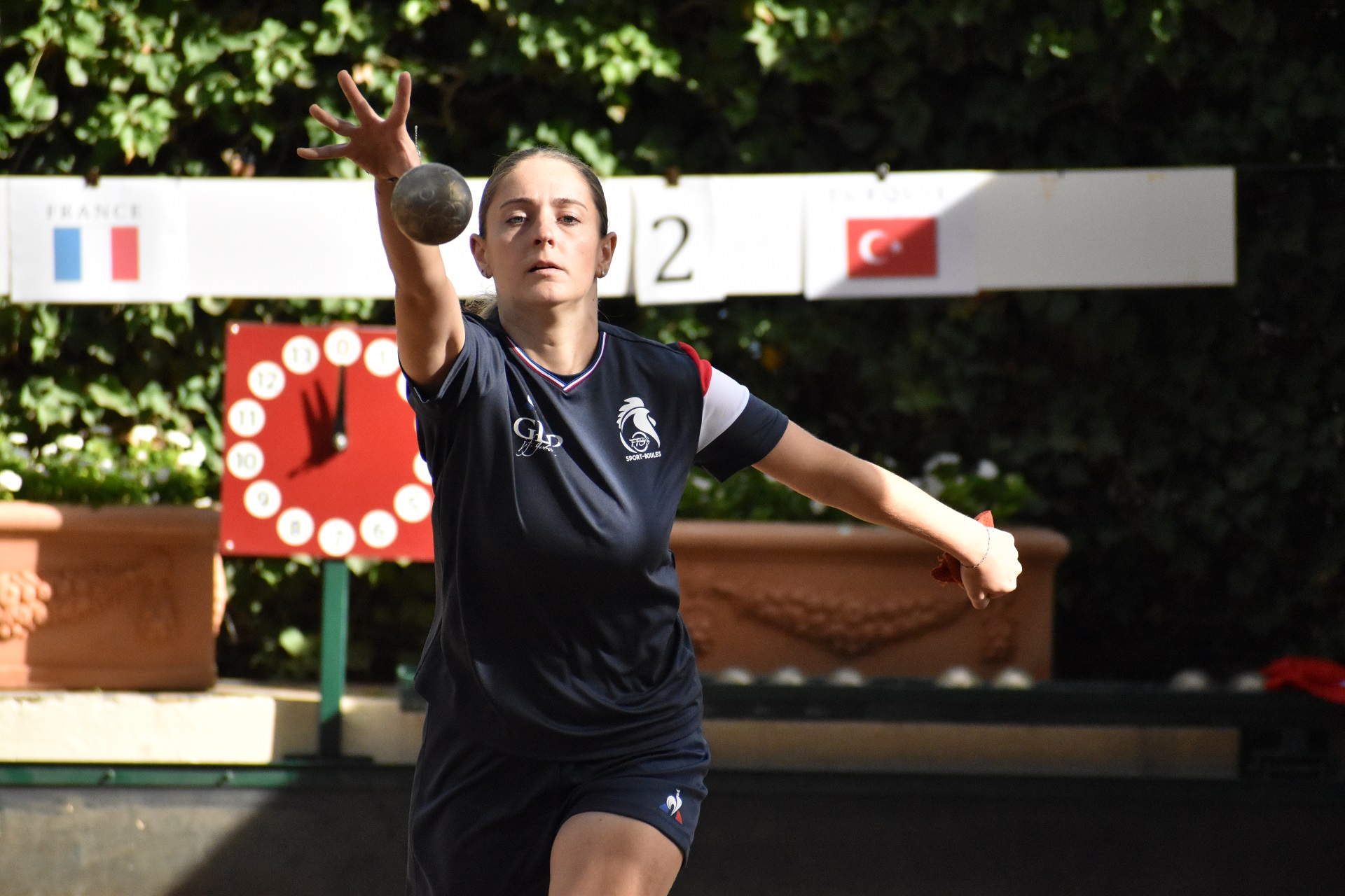 Un succès en double avec Floriane Amar et un record du monde U23 féminin en tir rapide en double avec Ophélie Armanet pour Annaelle Barazutti (photo Loic Poire)