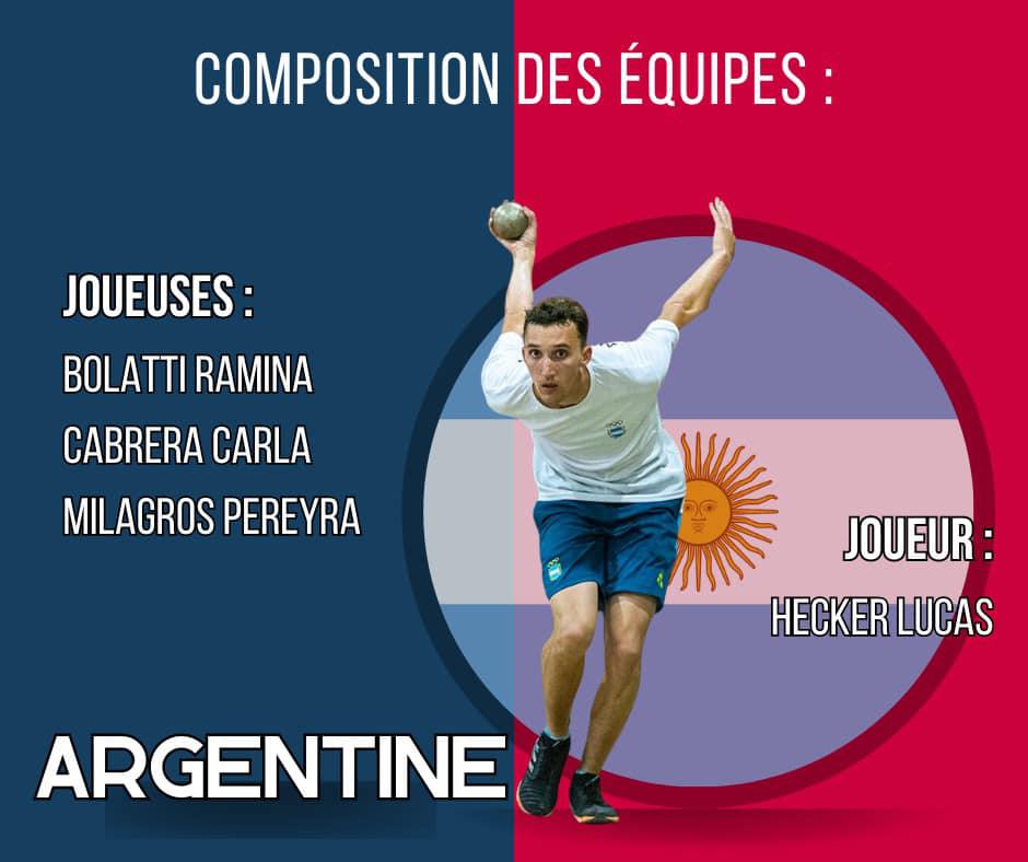 ARGENTINE - 2e Coupe du Monde mixte de Sport-Boules à Saint-Vulbas