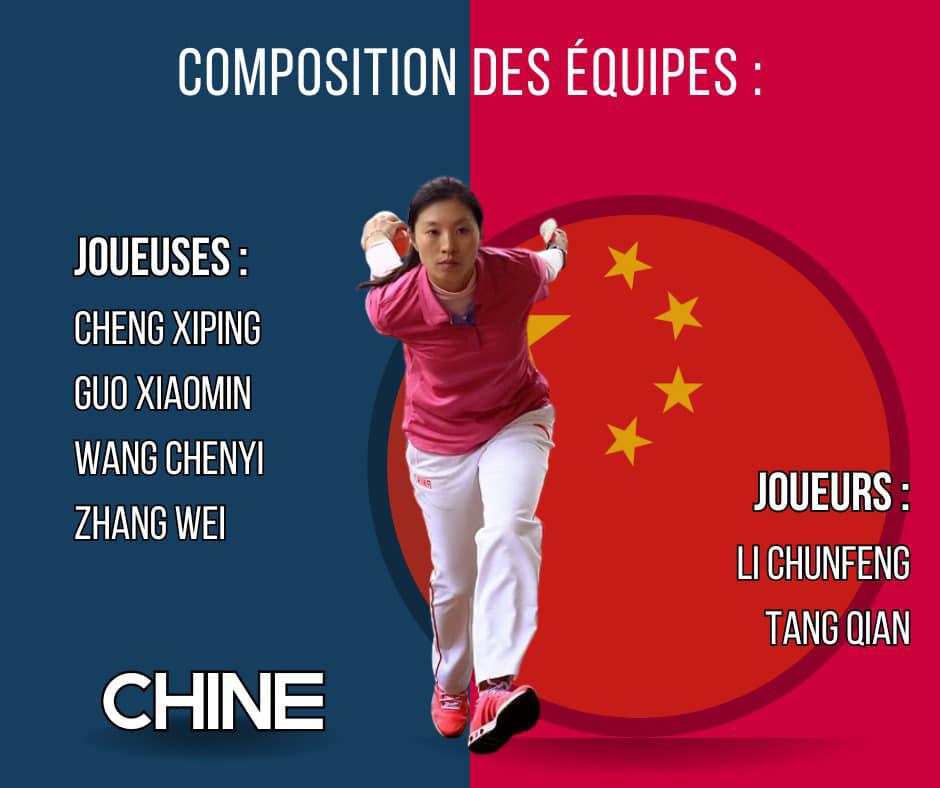 CHINE- 2e Coupe du Monde mixte de Sport-Boules à Saint-Vulbas