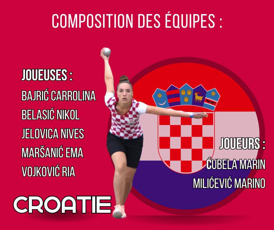 CROATIE 02 - 2e Coupe du Monde mixte de Sport-Boules à Saint-Vulbas