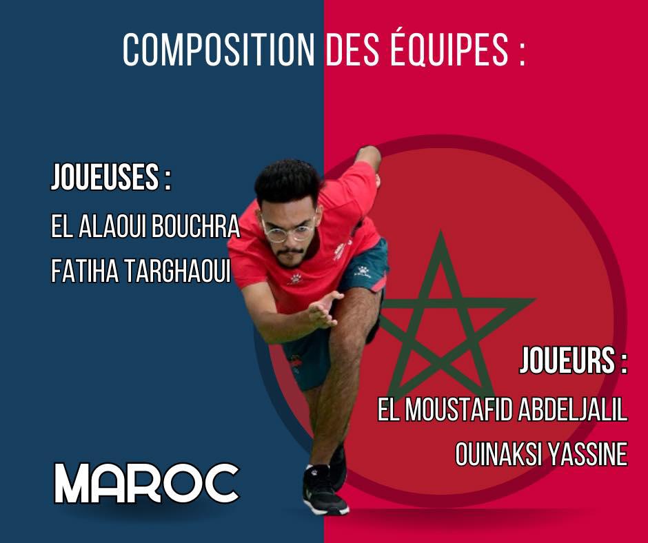 MAROC - 2e Coupe du Monde mixte de Sport-Boules à Saint-Vulbas