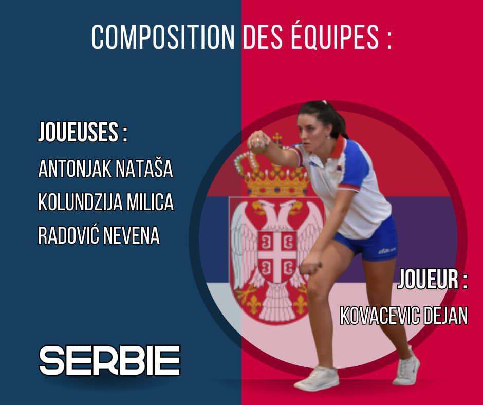 SERBIE - 2e Coupe du Monde mixte de Sport-Boules à Saint-Vulbas