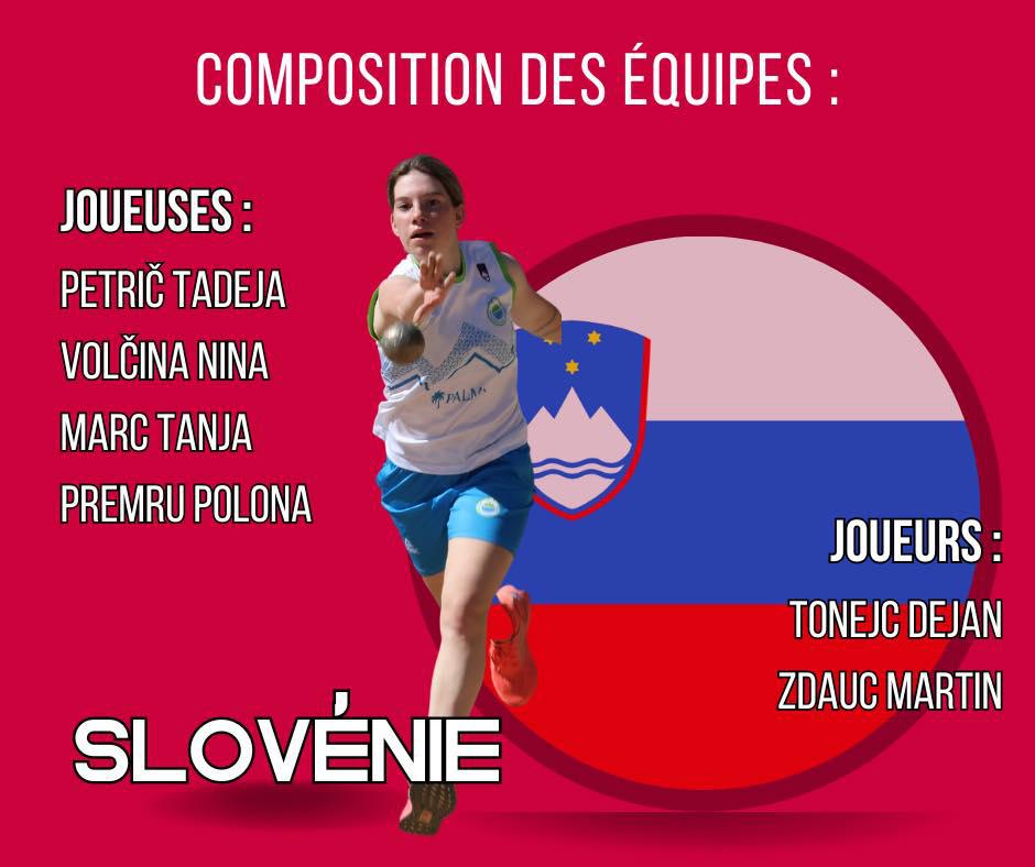 SLOVENIE - 2e Coupe du Monde mixte de Sport-Boules à Saint-Vulbas