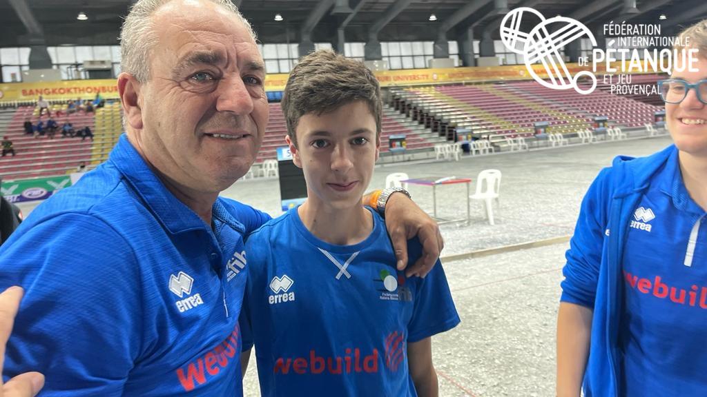 Michele FERRERO finaliste pour l'Italie au Championnat du monde juniors de tir de précision 2023