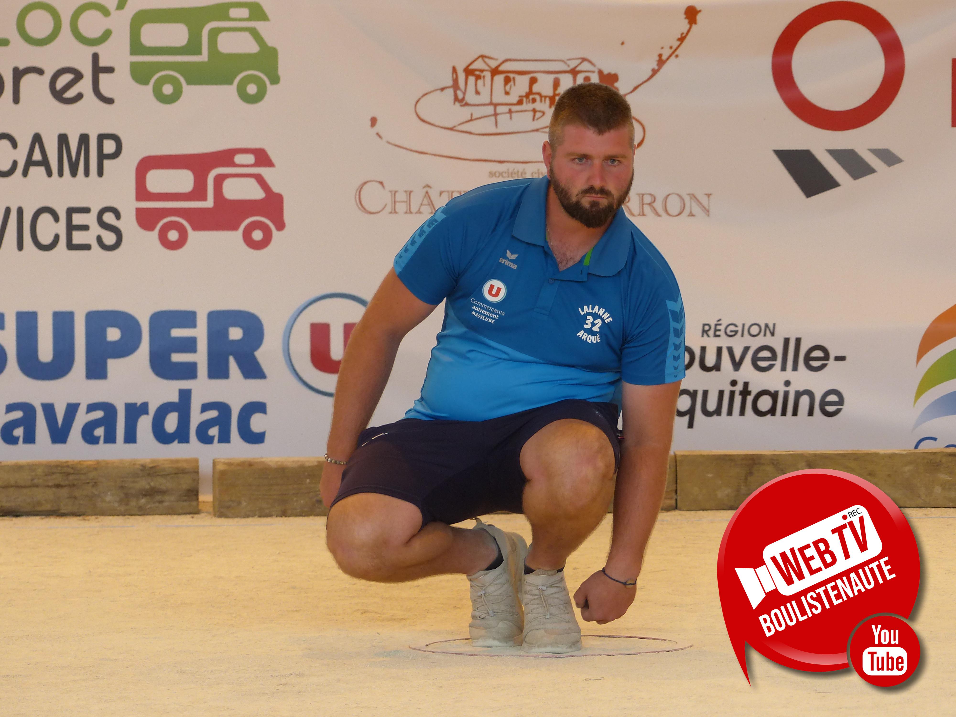 National Triplette Mixte pétanque Albret Nérac 2024 : Loïc DUCOR