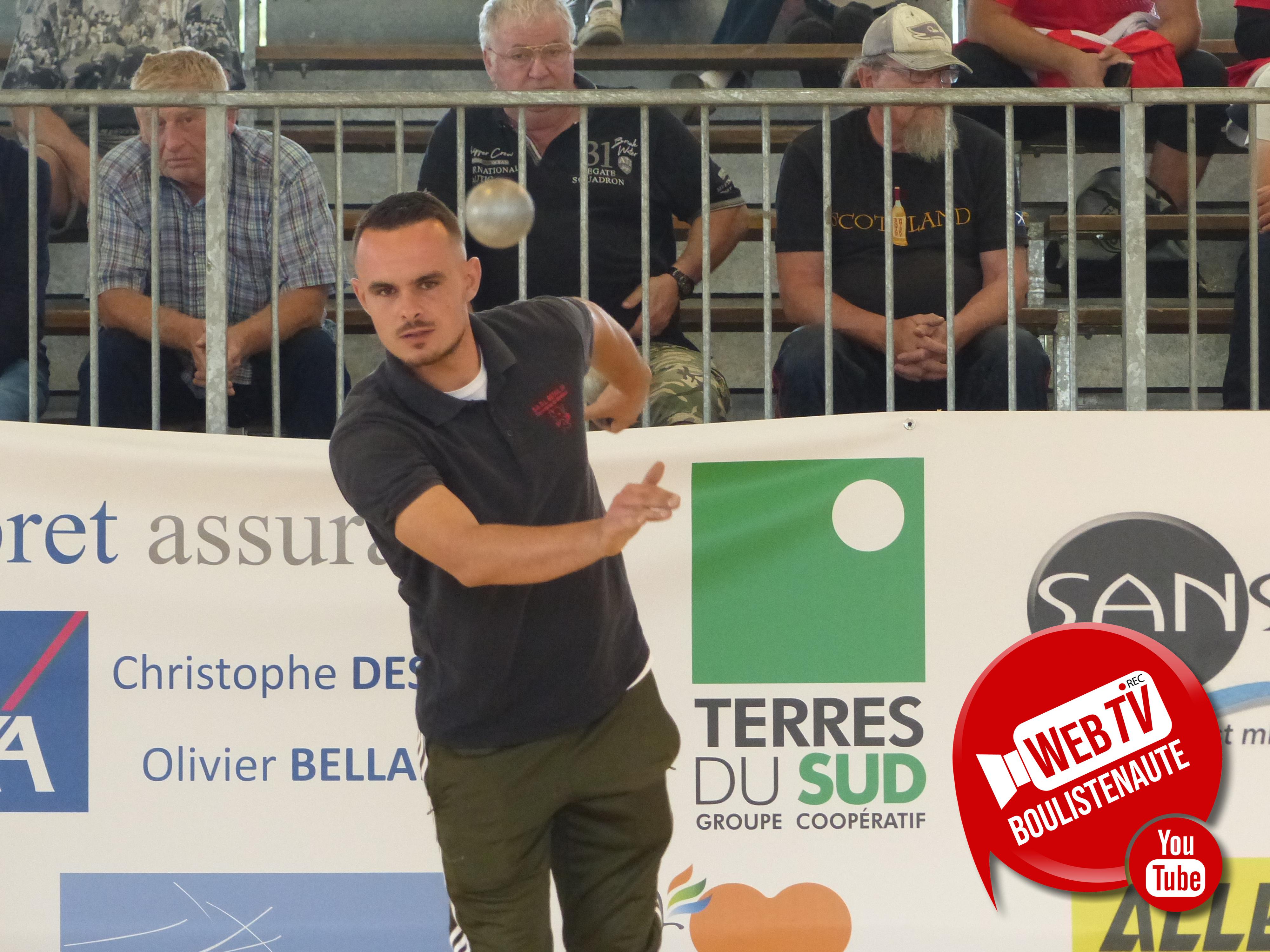 National Triplette Mixte pétanque Albret Nérac 2024 : Valentin DEMPTOS