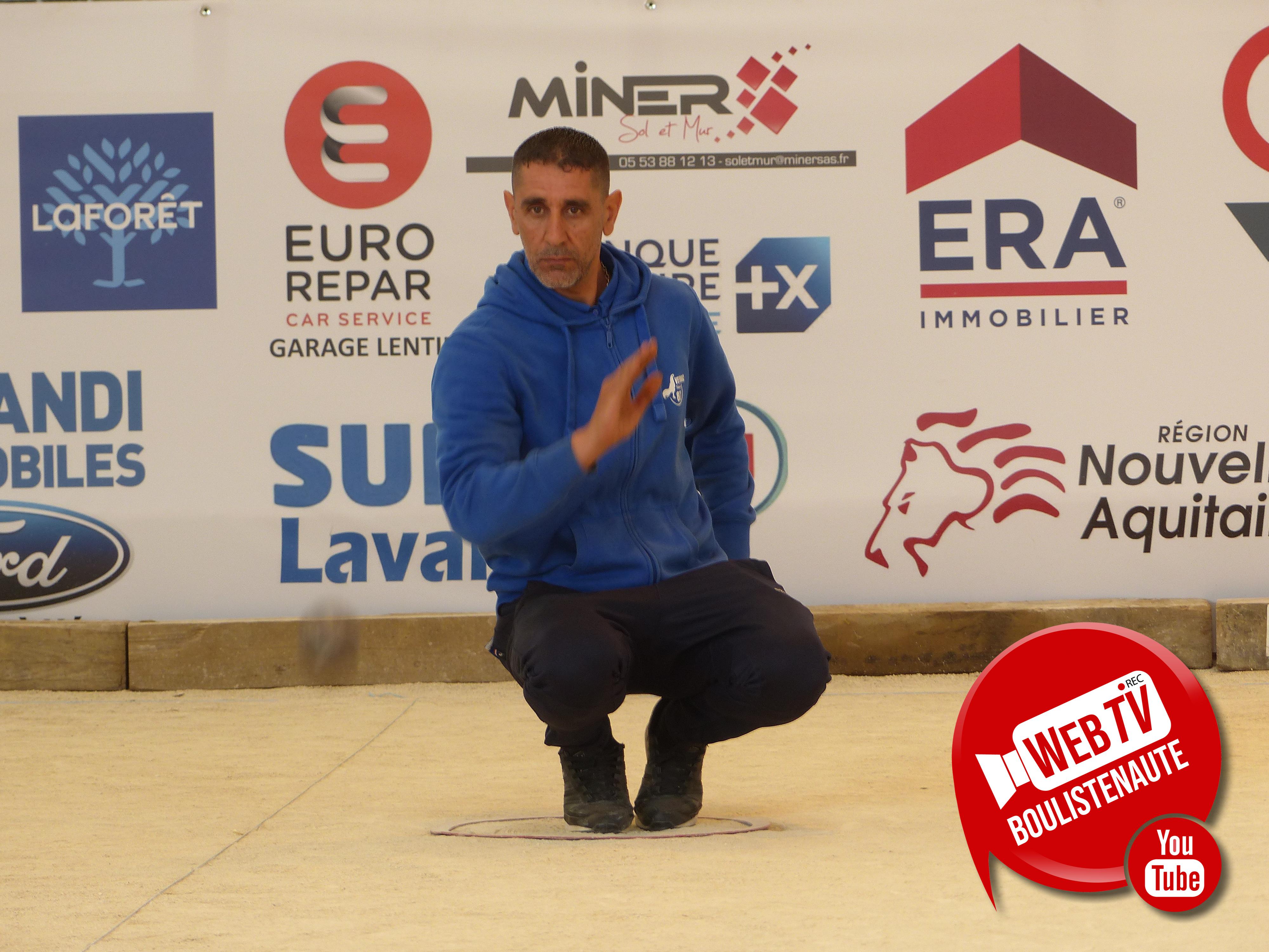 National Triplette Mixte pétanque Albret Nérac 2024 : Lotfi LAHMAZA