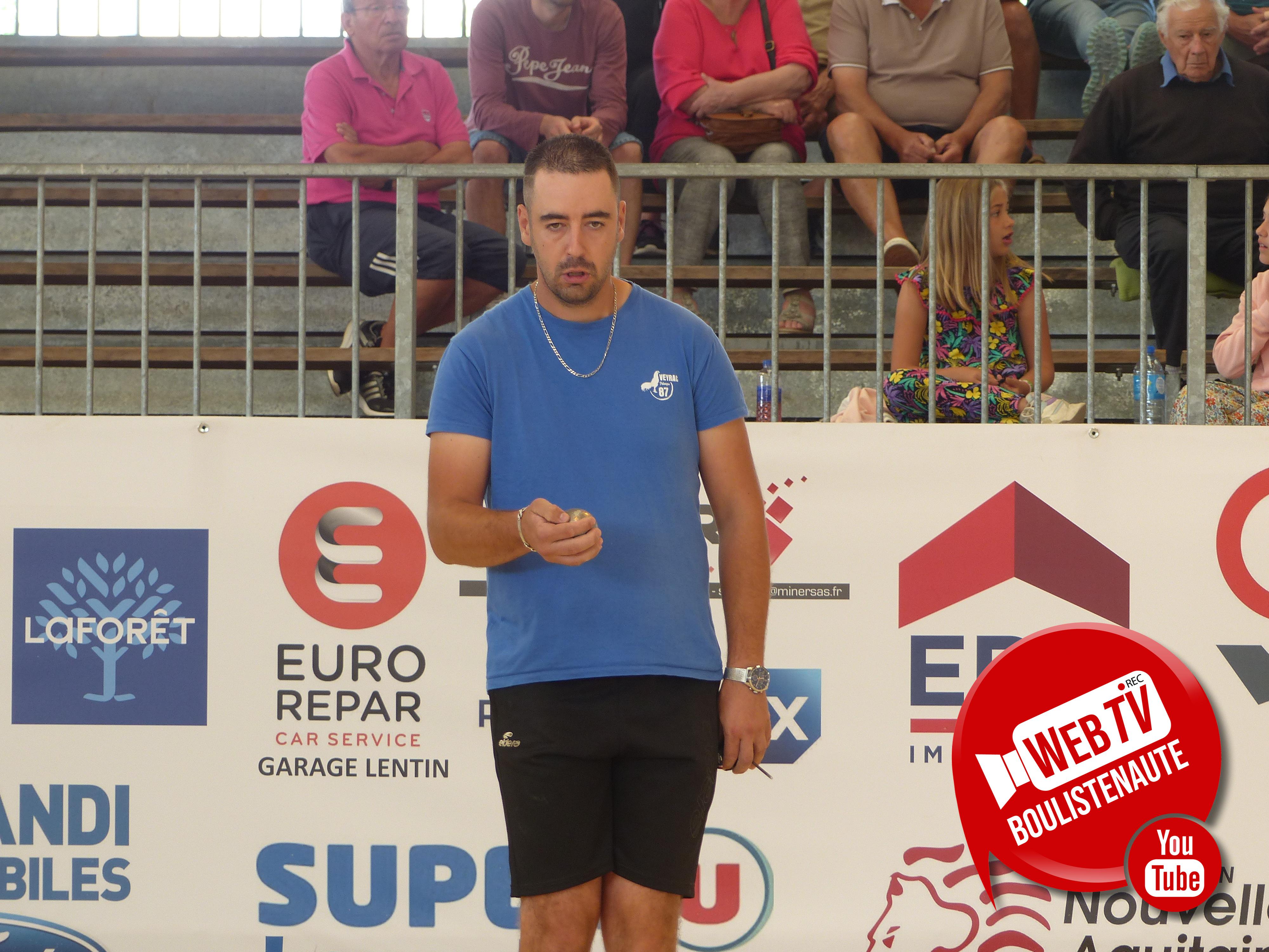 Cédric MAZURIE  : National Triplette Mixte pétanque Albret Nérac 2024