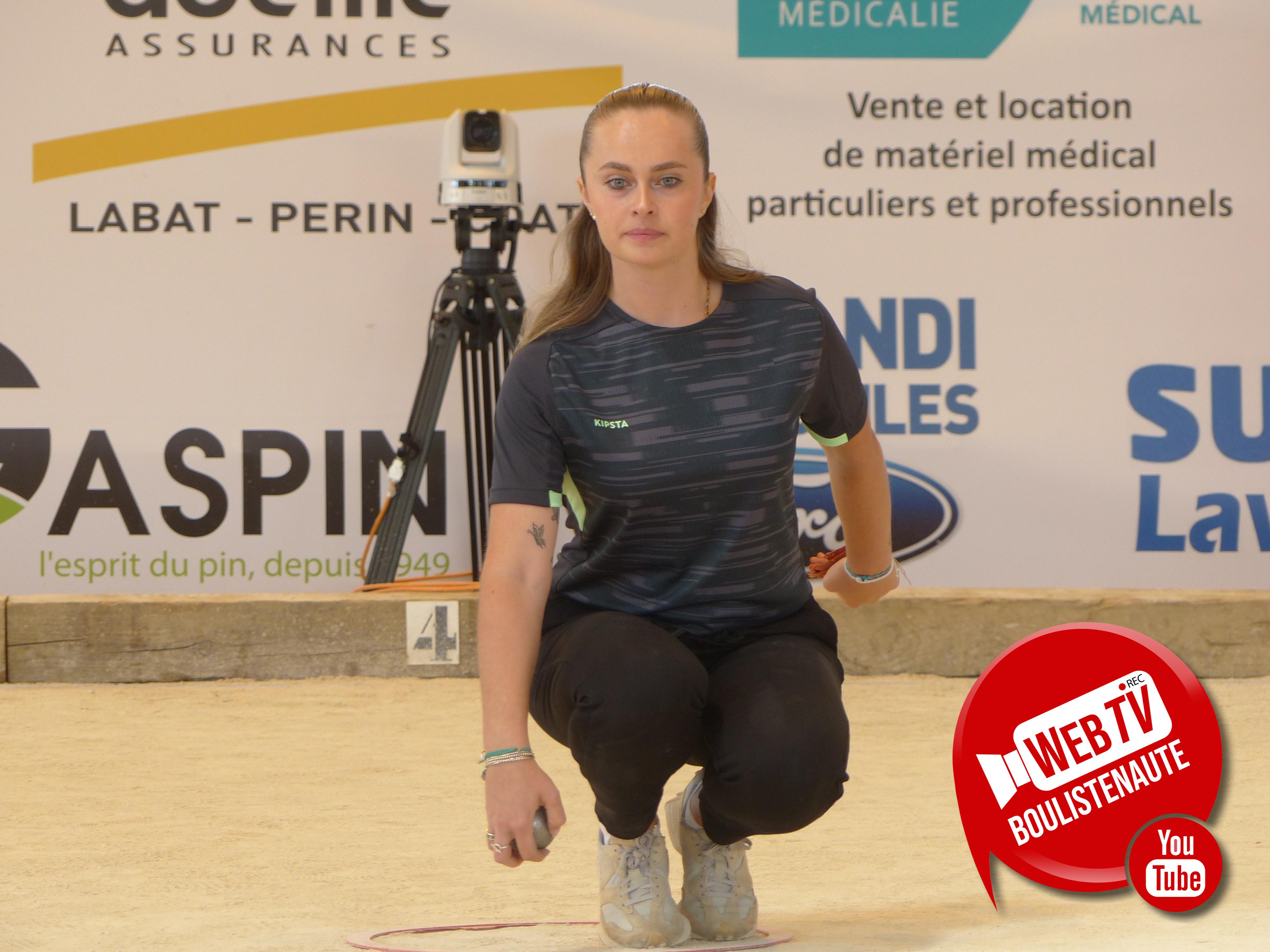 Carla GOFFARD-BORN : National Triplette Mixte pétanque Albret Nérac 2024